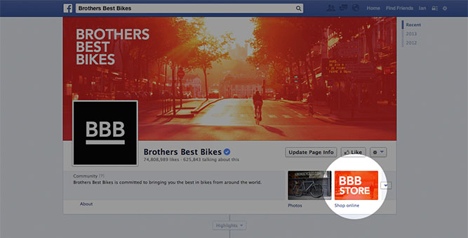 shopify facebook store